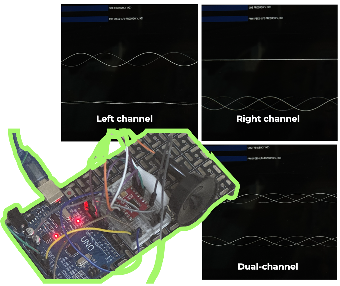 Early-stage Processing and Arduino experiments exploring stereo audio movement, dual-channel sound behaviour, and directional ultrasonic interaction to investigate how moving acoustic signals may influence cat navigation and spatial awareness.